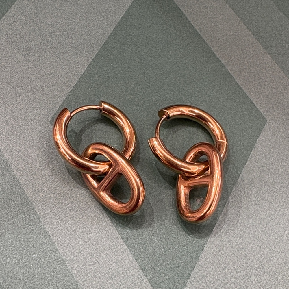 Elegant Gold Hoop Earrings